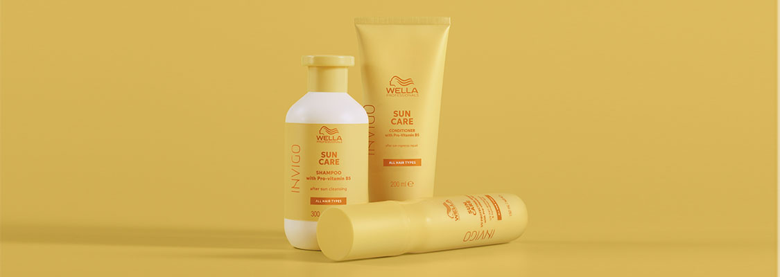 A packshot of Wella Invigo sun range